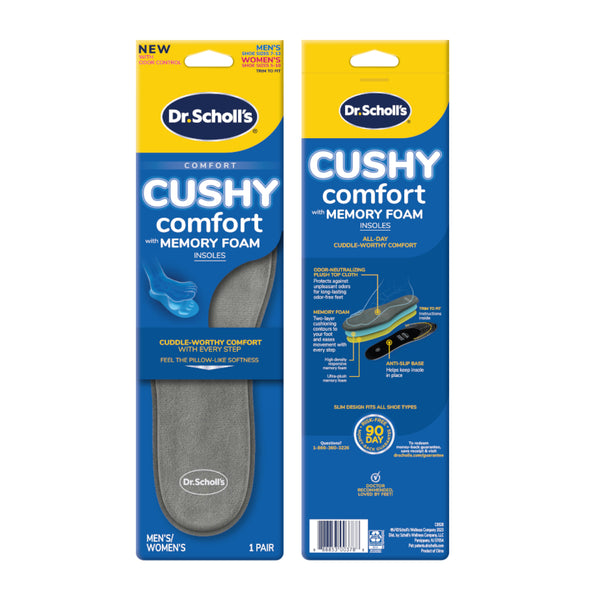 Dr. Scholls Cushy Comfort With Memory Foam Insoles