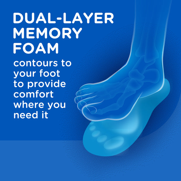 Dr. Scholls Cushy Comfort With Memory Foam Insoles