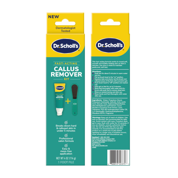 Dr. Scholls Fast Acting Callus Remover Gel Kit