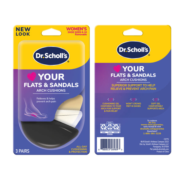 Dr. Scholls Love Your FLATS & SANDALS Arch Cushions