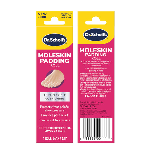 Dr. Scholls Moleskin Padding Roll