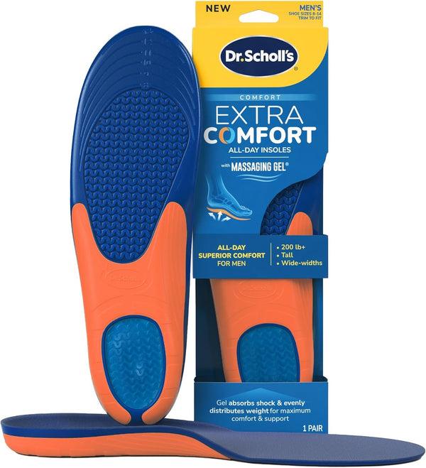 dr. scholls Extra Comfort All-Day Insoles with Massaging Gel® Men's
