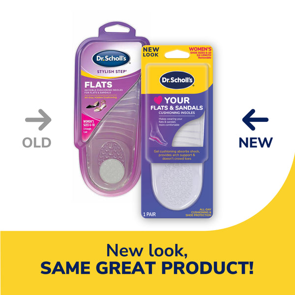 Dr. Scholls Love Your FLATS & SANDALS 3/4 Length Insoles
