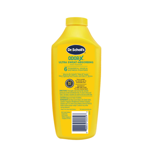 Dr. Scholls Odor-X® Ultra Sweat-Absorbing Foot Powder
