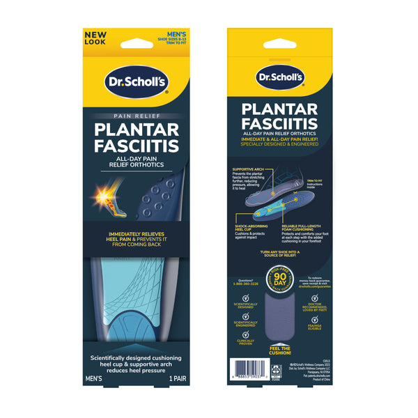 Dr. Scholls Plantar Fasciitis All-Day Pain Relief Orthotics (3 Pack)