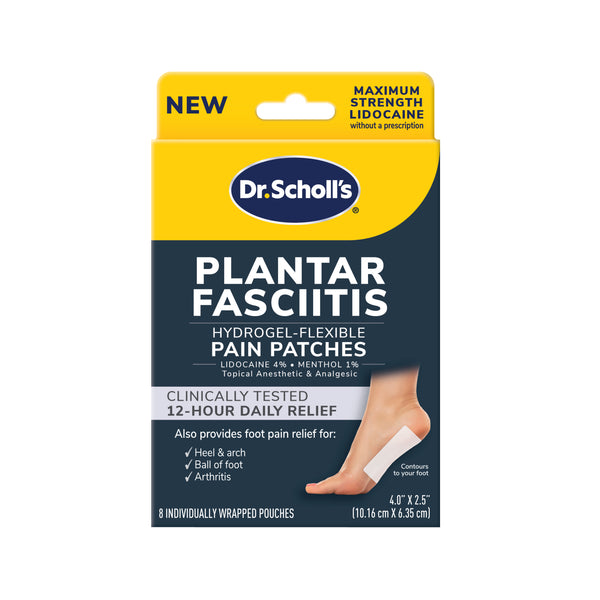 dr. scholls Plantar Fasciitis Pain Patches with Hydrogel-Flexible Technology