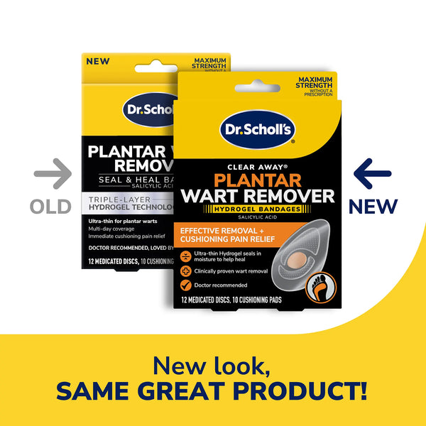 Dr. Scholls Plantar Wart Remover Seal & Heal Bandage With Hydrogel Technology