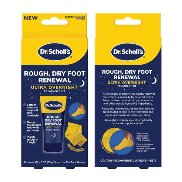 Dr. Scholls Rough Dry Foot Renewal Ultra Overnight Treatment Kit