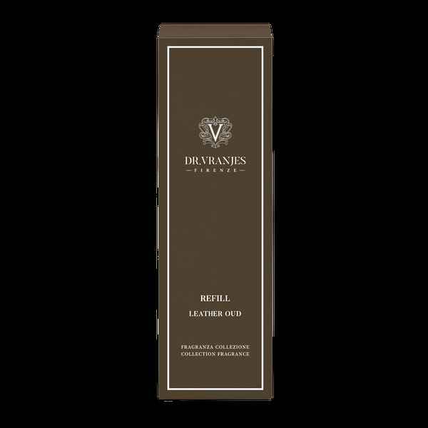 Dr. Vranjes Leather Oud 500ml Refill Complimentary Sticks