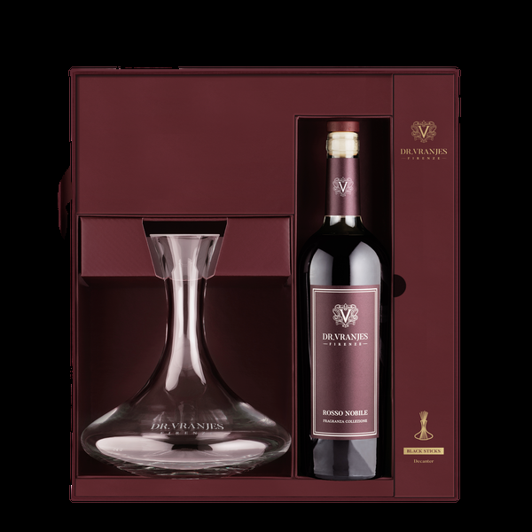 dr. vranjes Rosso Nobile Decanter and Bordeaux Bottle