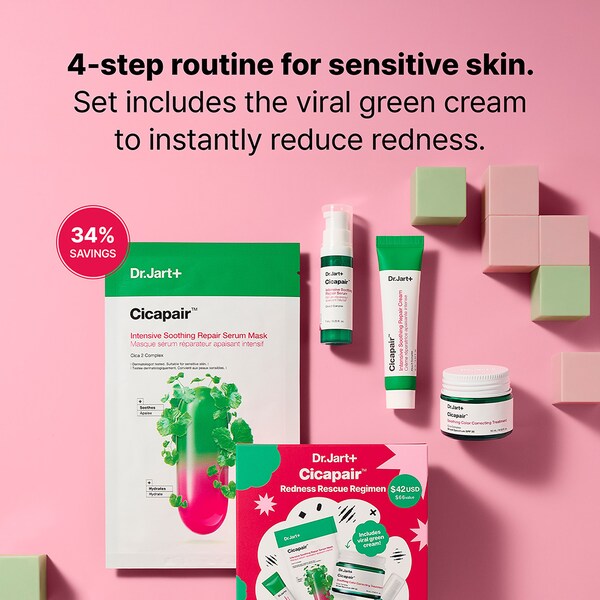 Dr.jart Cicapair™ Redness Rescue Regimen Kit With Centella Asiatica