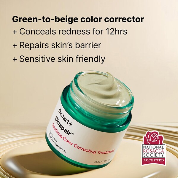 Dr.jart Cicapair™ Soothing Color Correcting Treatment SPF 30 With Centella Asiatica Extracts