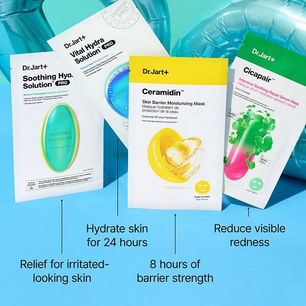Dr.jart Dr.Jart+ X Art Start Hydrating And Soothing Face Mask Value Set