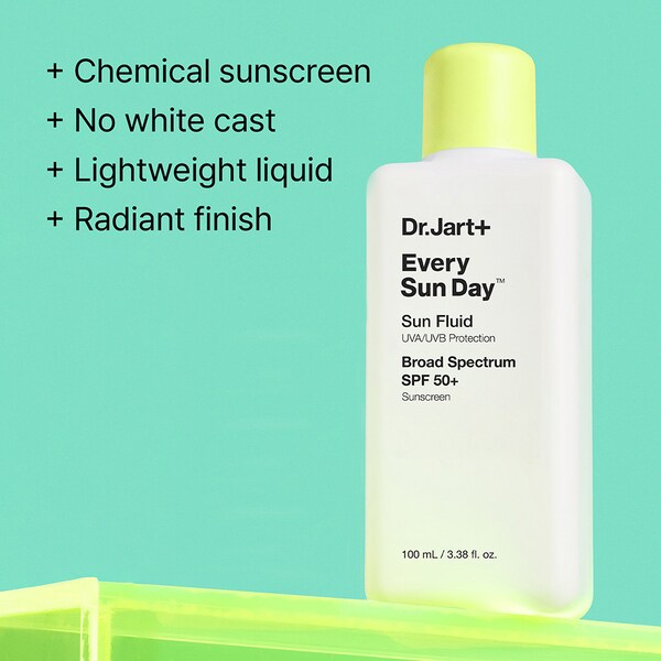 Dr.jart Every Sun Day™ Fluid Korean Sunscreen SPF 50+ For Face