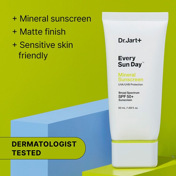 Dr.jart Every Sun Day™ Mineral Korean Sunscreen SPF 50+ For Face