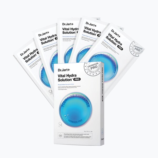 dr.jart Vital Hydra Solution™ Glow Face Mask with Hyaluronic Acid 5 Pack