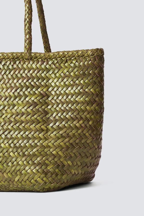 Dragon Diffusion Grace Basket Small Bamboo Green