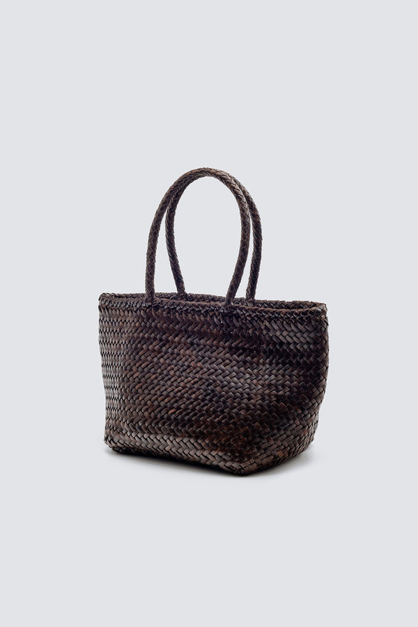 Dragon Diffusion Grace Basket Small Dark Brown