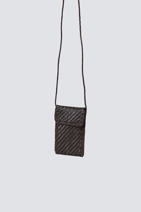 Dragon Diffusion Phone Crossbody Dark Brown