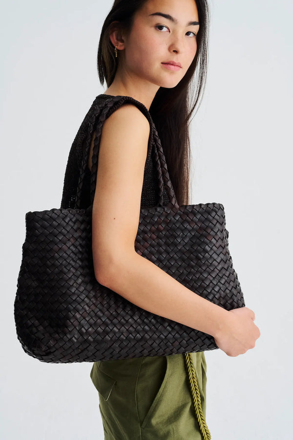 Dragon Diffusion Vintage Mesh Tote Dark Brown