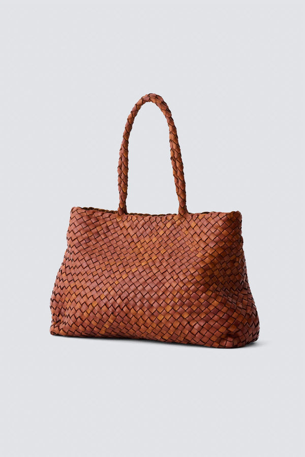 Dragon Diffusion Vintage Mesh Tote Tan