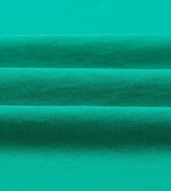 Drake's Antique Green Lightweight Cotton Crew Neck Hiking T-Shirt