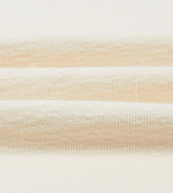 Drake's Antique White Panelled Cotton Training T-Shirt