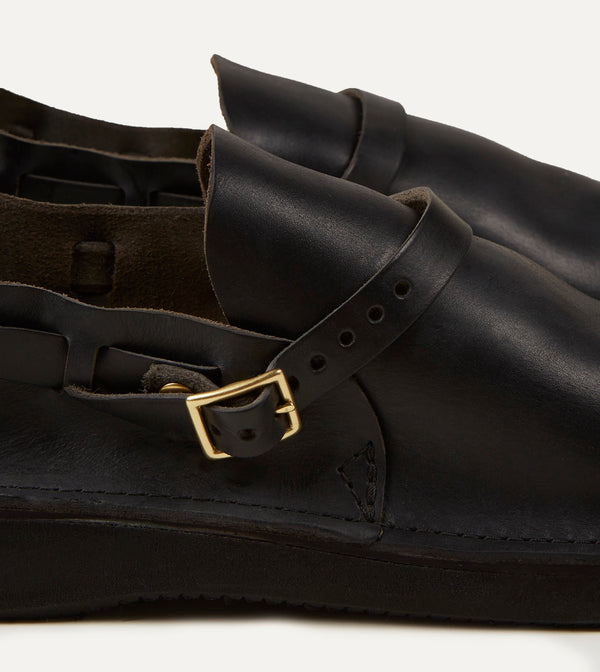Drake's Aurora For Drake's Middle English Black Full Grain Leather Shoe