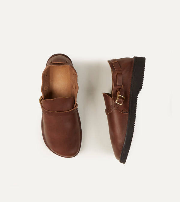 Drake's Aurora For Drake's Middle English Brown Full Grain Leather Shoe