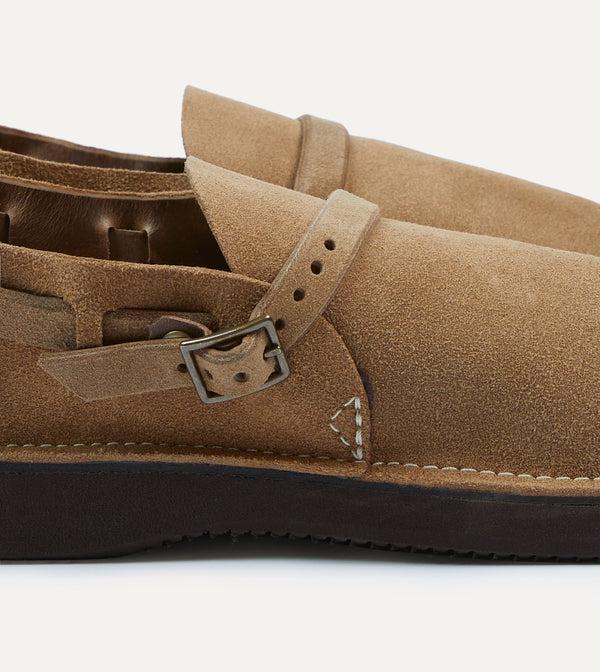 Drake's Aurora For Drake's Middle English Light Brown Roughout Leather Shoe