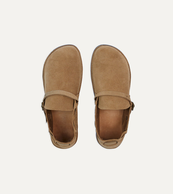 Drake's Aurora For Drake's Middle English Light Brown Roughout Leather Shoe