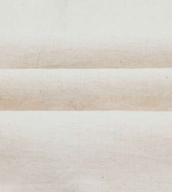 Drake's Big Yank '1920' Ecru Cotton-Linen Twill Flyer Shirt