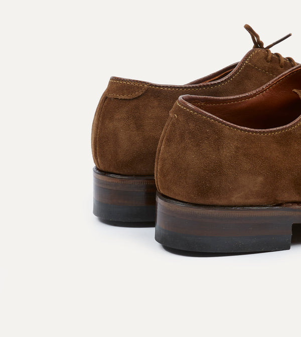 Drake's Alden Snuff Suede Algonquin Blucher