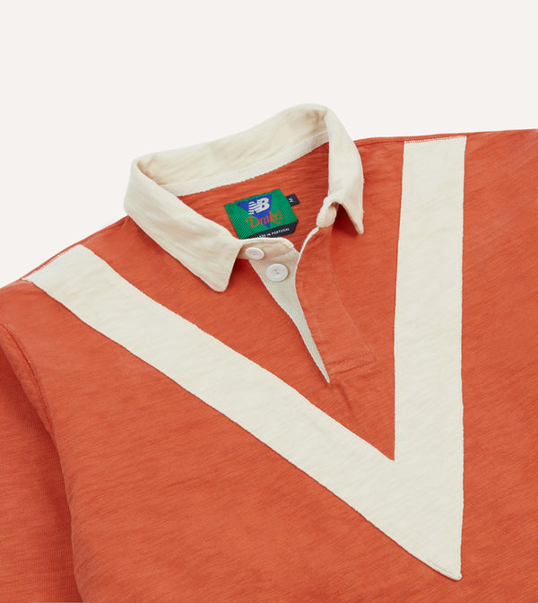 Drake's Drake’s And New Balance '77 Flamé Rugby Shirt