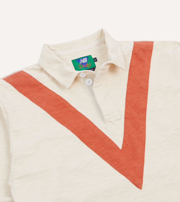 Drake's Drake’s And New Balance '82 Flamé Rugby Shirt