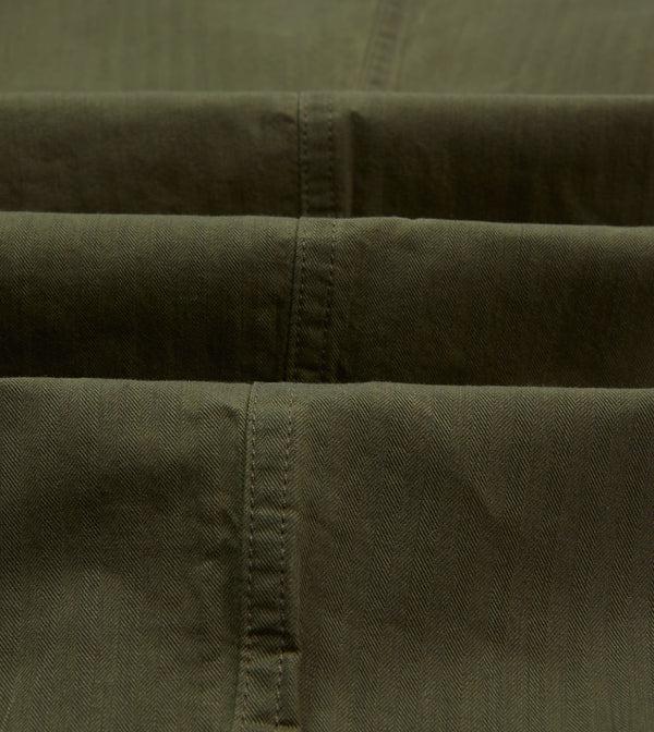 Drake's Drake’s And New Balance Waxed Herringbone Cotton Games Trousers