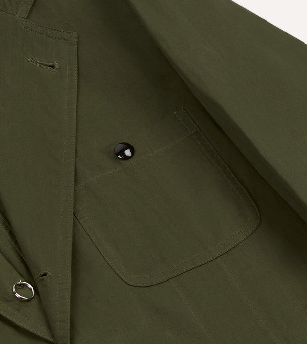 Drake's Drake’s And New Balance Waxed Herringbone Cotton Games Blazer
