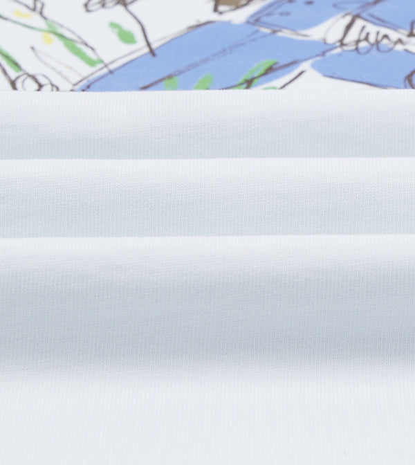 Drake's Drake’s And New Balance White Graphic T-Shirt