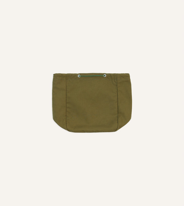 Drake's Bag’n’Noun Olive Army Spindle Bag