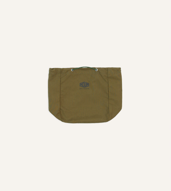 Drake's Bag’n’Noun Olive Army Spindle Bag
