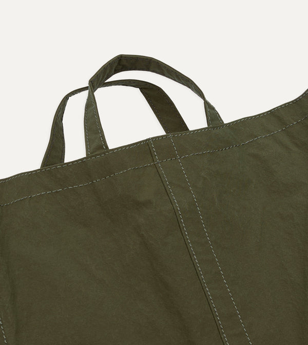 Drake's Bag’n’Noun Olive Nylon Market Tote Bag