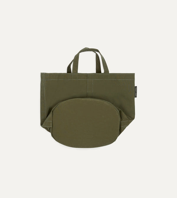 Drake's Bag’n’Noun Olive Nylon Market Tote Bag