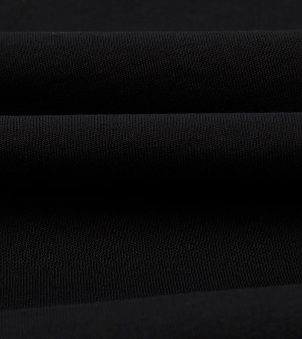 Drake's Black Cotton Crew Neck Hiking T-Shirt