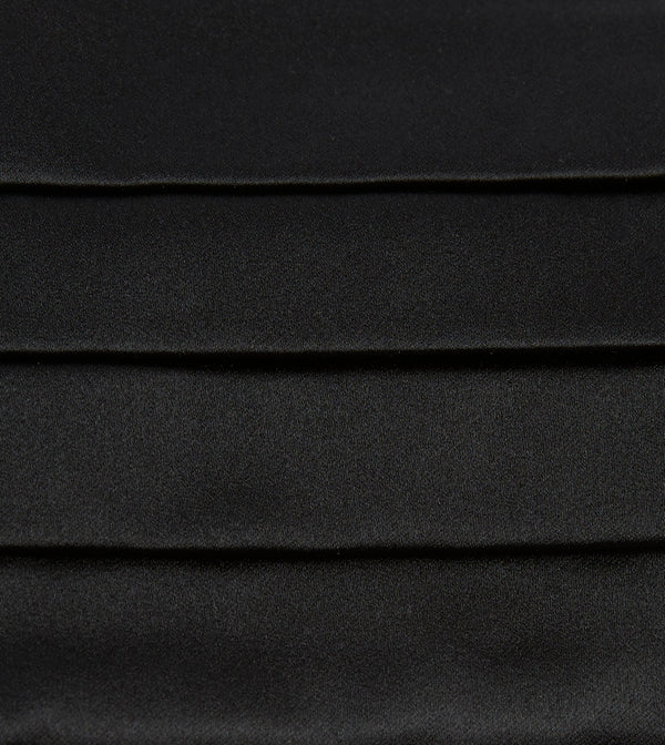 Drake's Black Silk Satin Cummerbund