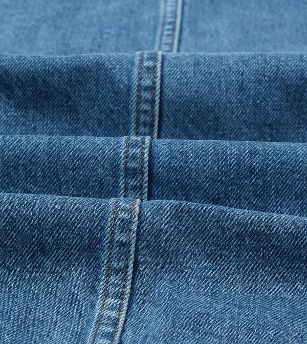 Drake's Bleach Wash Denim Work Jacket