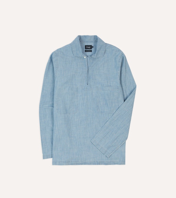 drake's Blue Chambray Smock