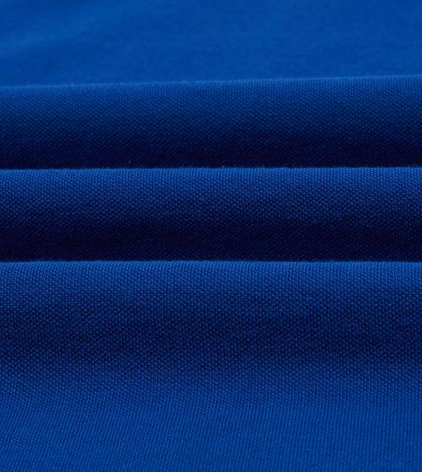 Drake's Blue Piqué Cotton Polo Shirt