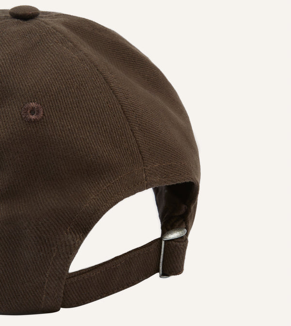 Drake's Brown Dog Heavy Cotton Twill Baseball Cap