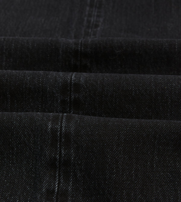 Drake's Drake's By A. Levine Black Stone Wash 12.3oz Selvedge Denim Five-Pocket Jeans