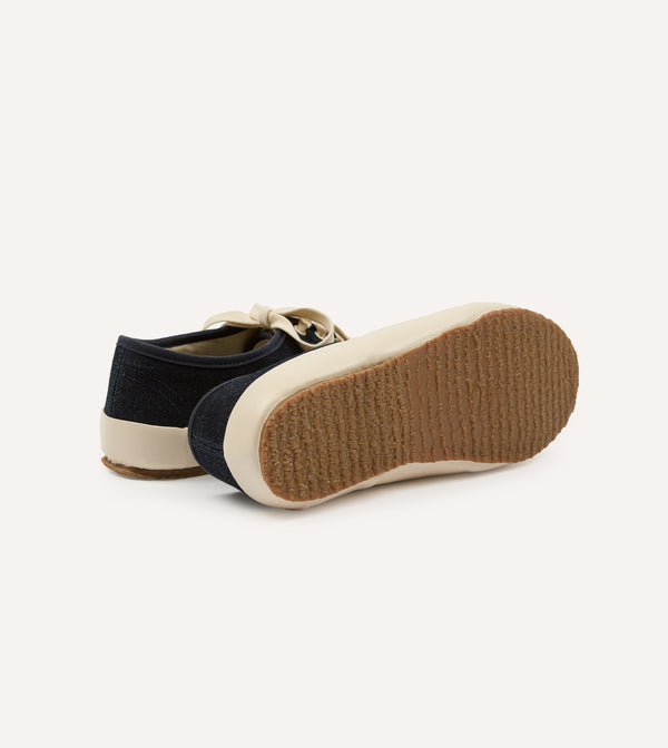 Drake's Drake's By Reproduction Of Found Denim Military Trainer